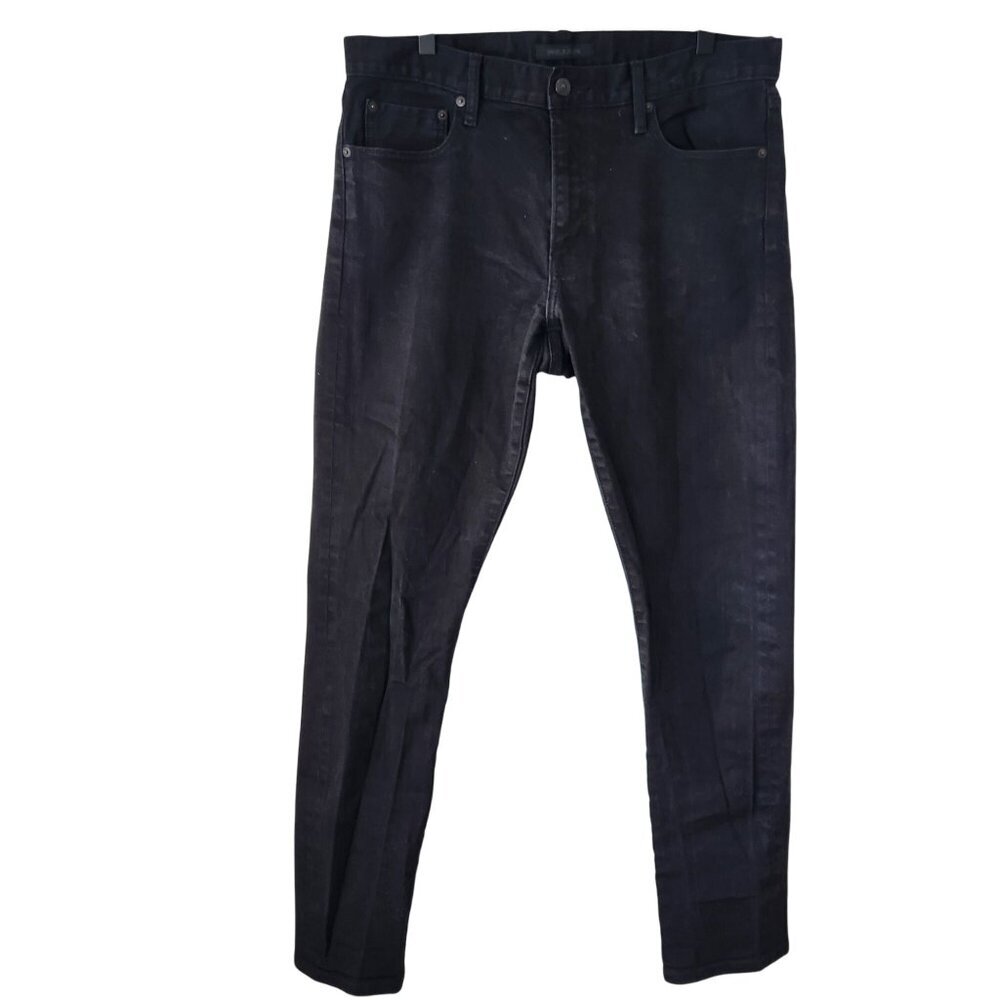 Uniqlo Men's Jeans Black Straight Leg Pants Classic Denim Size 34x34
